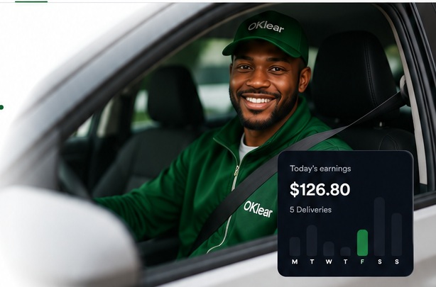 OKlear driver app